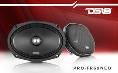 PRO 6x9" Neodymium Full-Range Bullet Loudspeaker 250 Watts Rms 4-Ohm - DS18