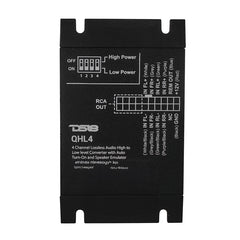4-Channel Lossless Audio Line Output Converter with Auto Turn-On And Speaker Emulator - DS18