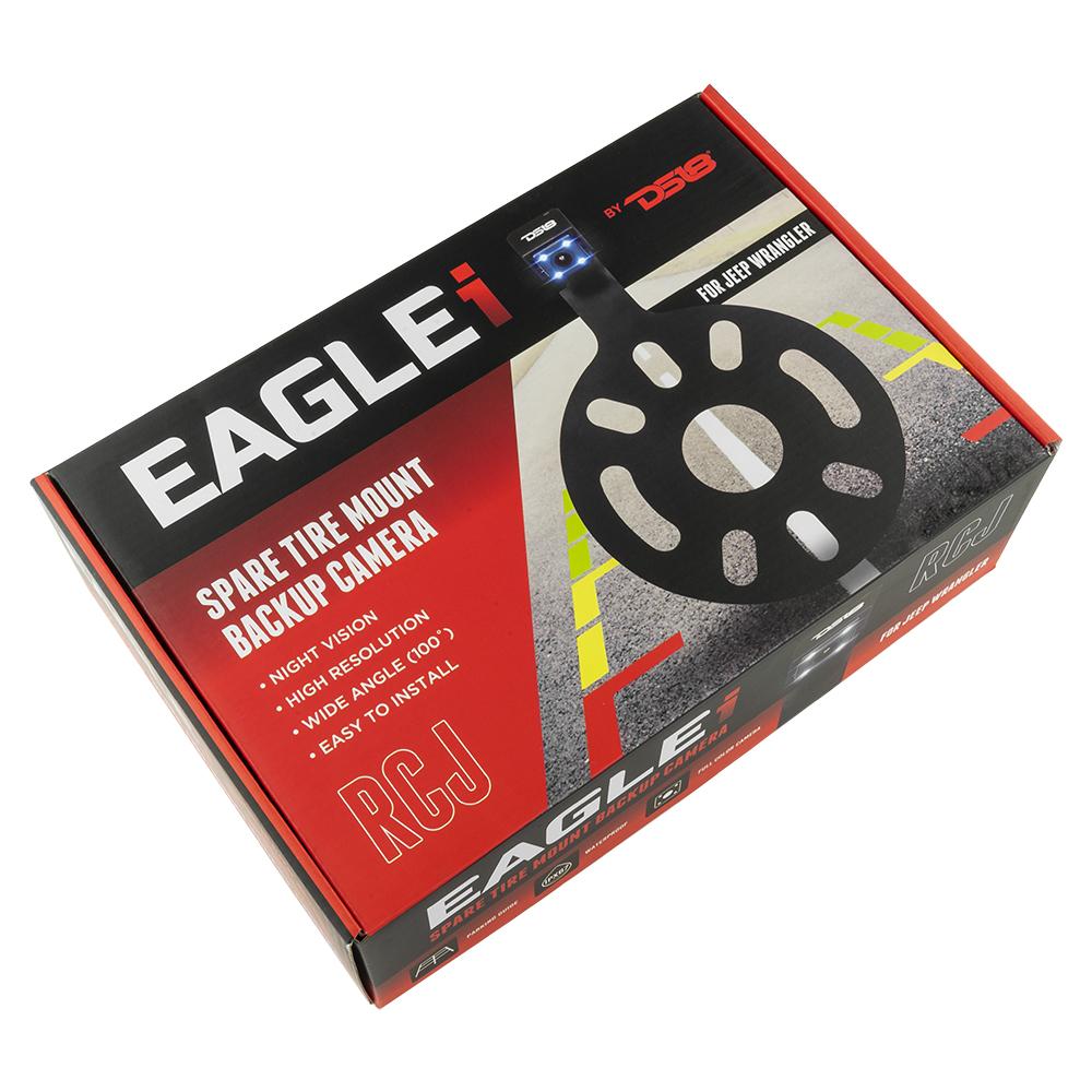 DS18 RCJ Jeep JK/JKU Spare Tire Reverse Camera with Night Vision - DS18
