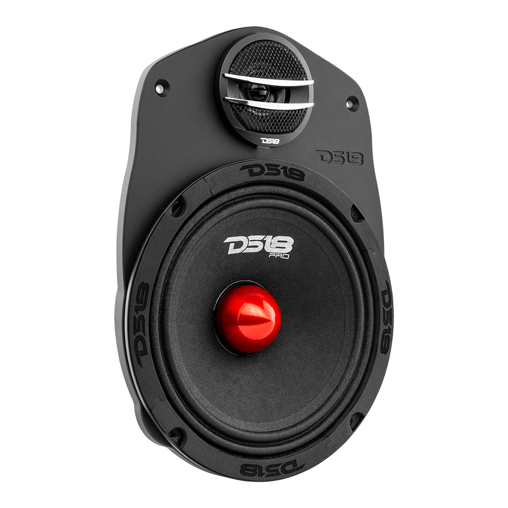 6x9 Speaker Adapter Plate | Converts Factory 6x9 Opening to 6.5 Inch Speaker + 1.38 Inch Tweeter - DS18