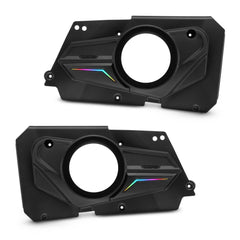 Polaris RZR-XP 2014-2023 Rear Door Panels for 6.5" Speakers with Digital LED Lighting - DS18