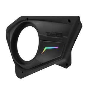 Polaris RZR Rear Door Panels for 8" Speakers with Digital LED Lighting - DS18
