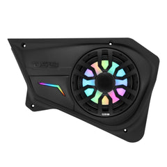 Polaris RZR Rear Door Panels Loaded with NXL-IQ/BK 8" Coaxial Speakers - DS18