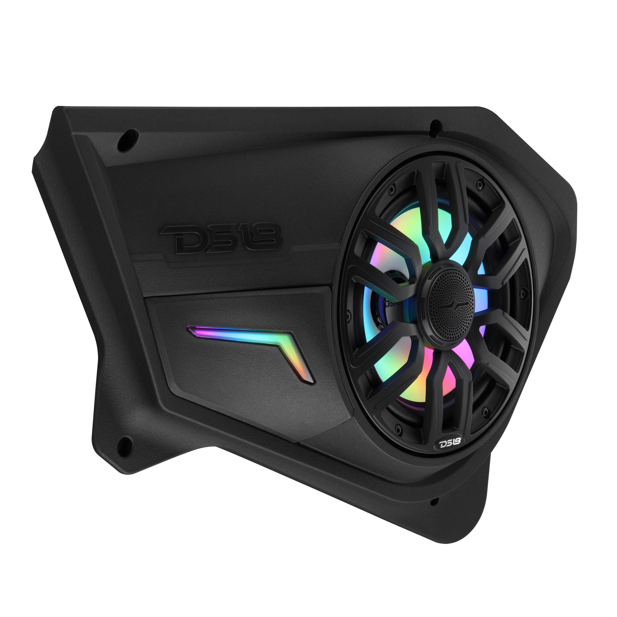 Polaris RZR Rear Door Panels Loaded with NXL-IQ/BK 8" Coaxial Speakers - DS18