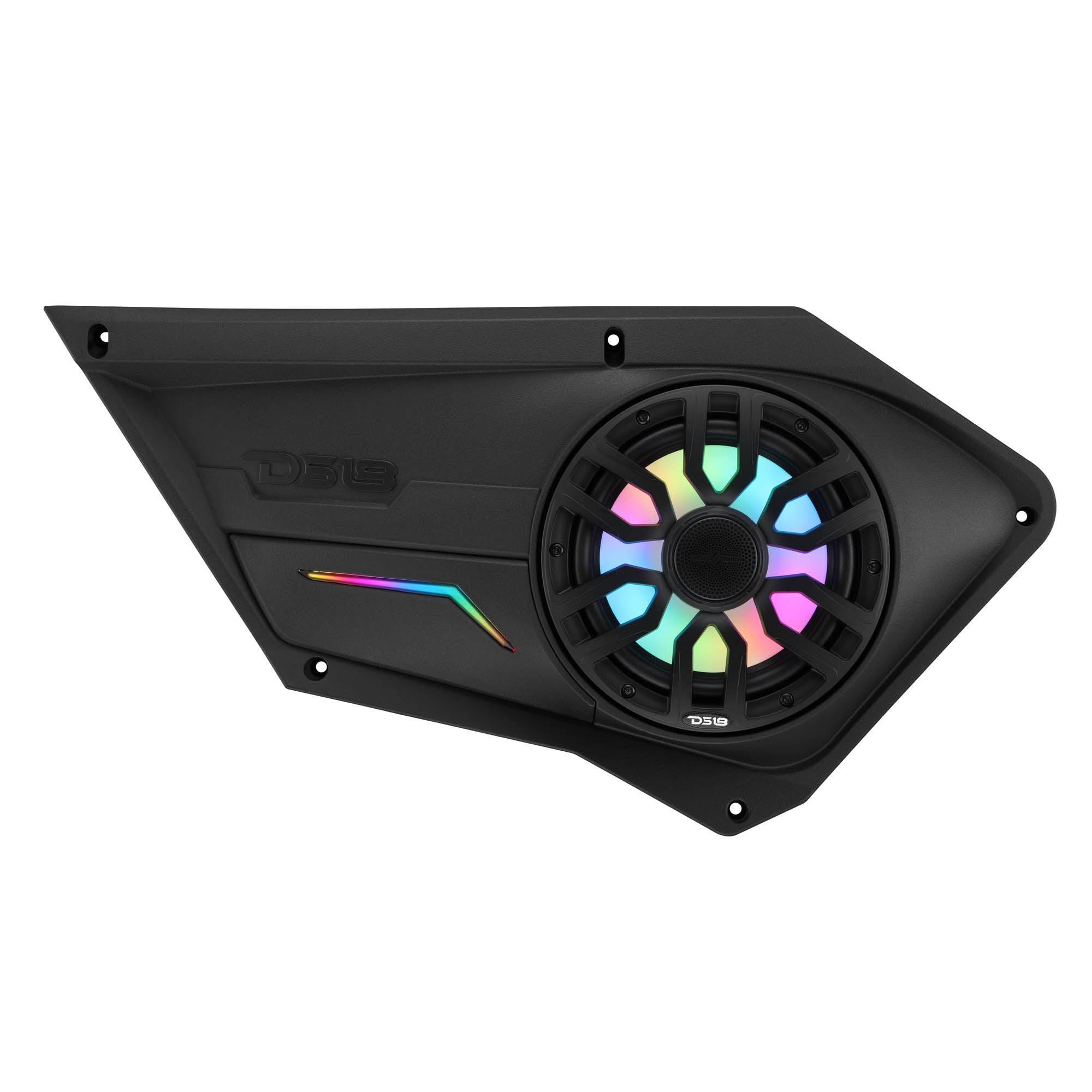 Polaris RZR Front Door Panels Loaded with NXL-IQ/BK 8" Coaxial Speakers - DS18