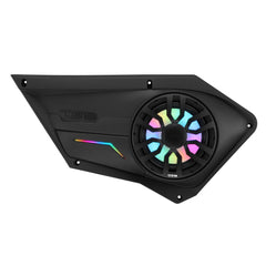 Polaris RZR Front Door Panels Loaded with NXL-IQ/BK 8" Coaxial Speakers - DS18
