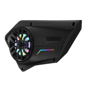Polaris RZR Front Door Panels Loaded with NXL-IQ/BK 8" Coaxial Speakers - DS18