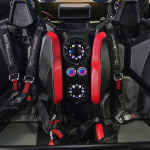 Polaris RZR Pro Waterfall Center Console Enclosure for 2020+ Models – Preloaded with 6.5" Speakers & 2.3" Tweeters | Digital