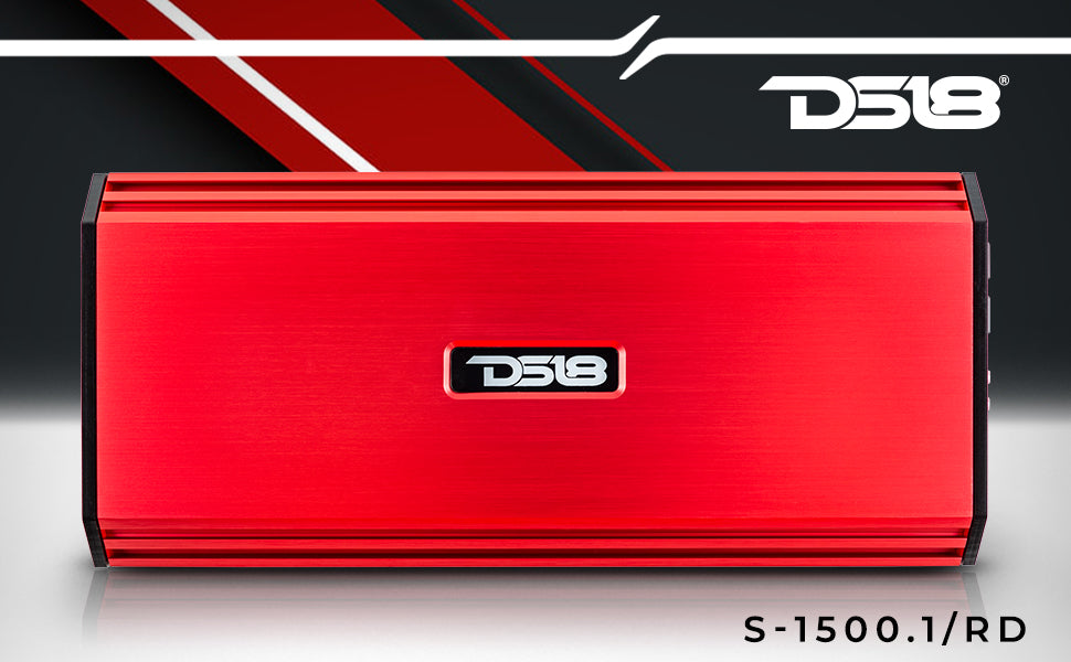DS18 SELECT S-1500.1 – Class AB 1 Channel Monoblock Amplifier – 1500 Watts - DS18