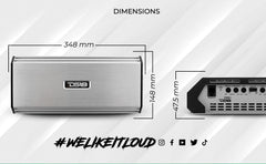 DS18 SELECT S-1500.1 – Class AB 1 Channel Monoblock Amplifier – 1500 Watts - DS18