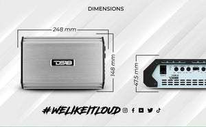 DS18 SELECT S-3500.1D Class-D 1-Channel Monoblock Amplifier 3500 Watts - DS18