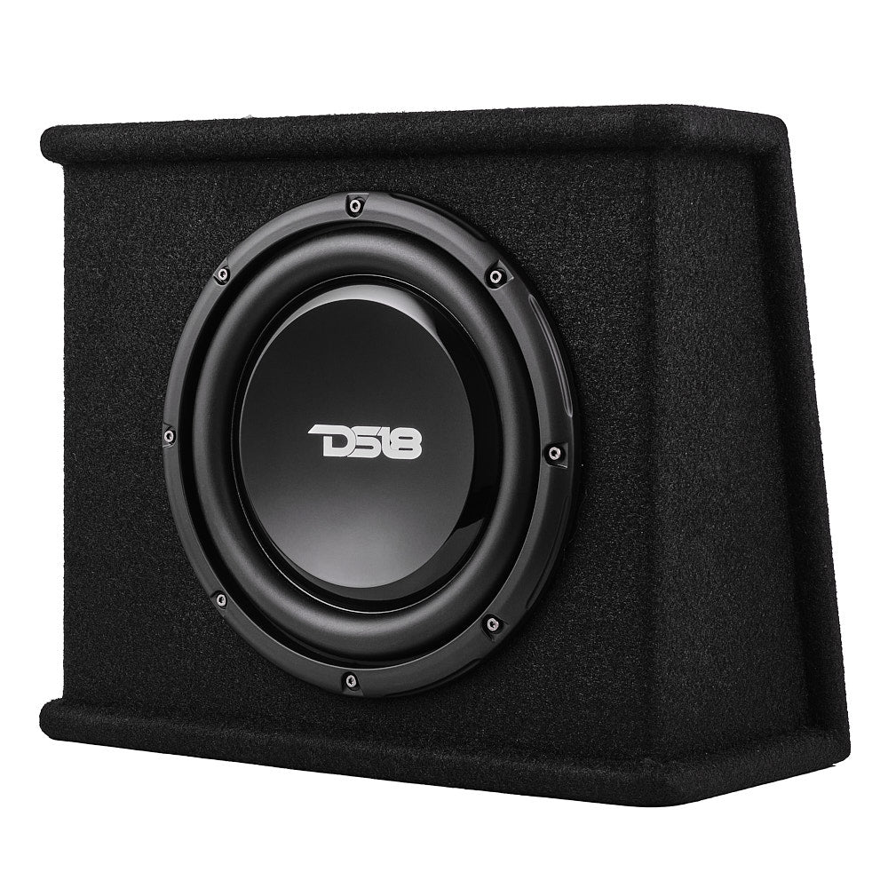10" Loaded Amplified Shallow Subwoofer Enclosure 350 Watts Rms - DS18