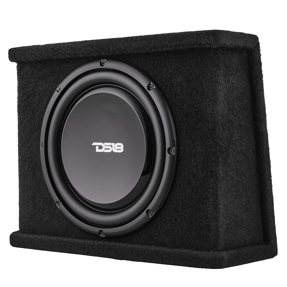 12" Loaded Shallow Subwoofer Enclosure 350 Watts Rms @ 2 ohm - DS18