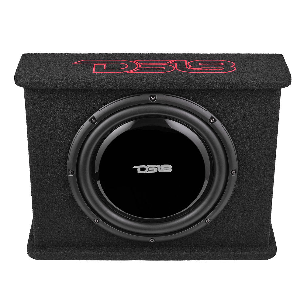 12" Loaded Amplified Shallow Subwoofer Enclosure 350 Watts Rms - DS18