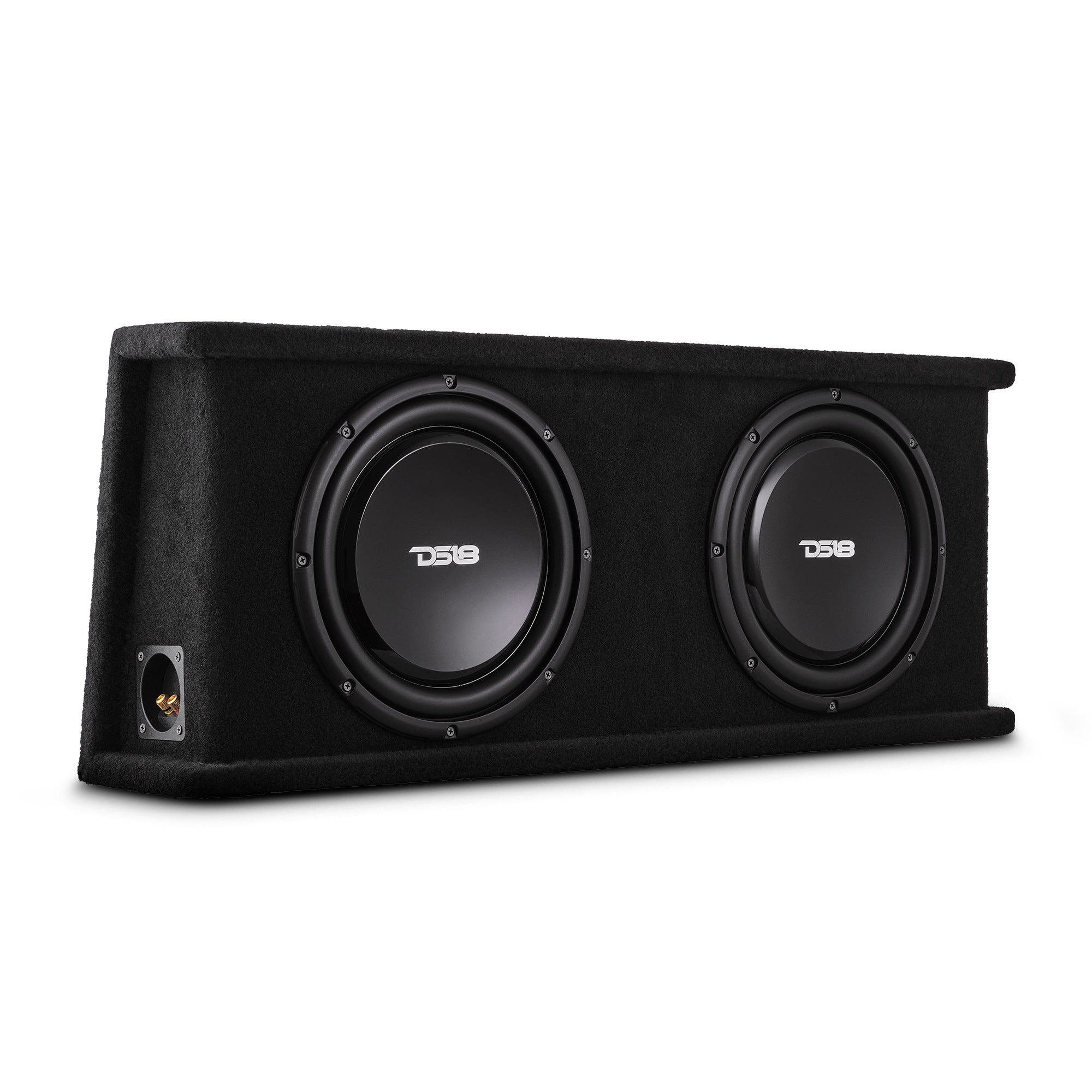 12" Loaded Shallow Subwoofer Enclosure 700 Watts Rms @ 1 ohm - DS18