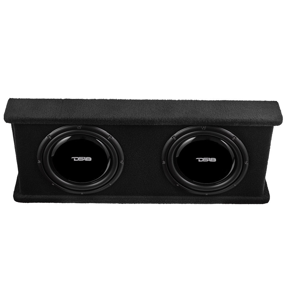 12" Loaded Shallow Subwoofer Enclosure 700 Watts Rms @ 1 ohm - DS18