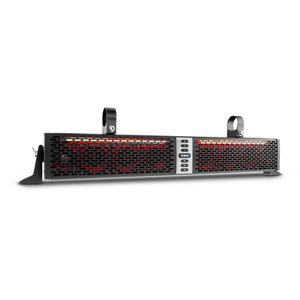 HYDRO 30” Marine Bluetooth Sound Bar – Water Resistant, RGB LED Lights, 8 Speakers, 320W RMS Amplified System - DS18