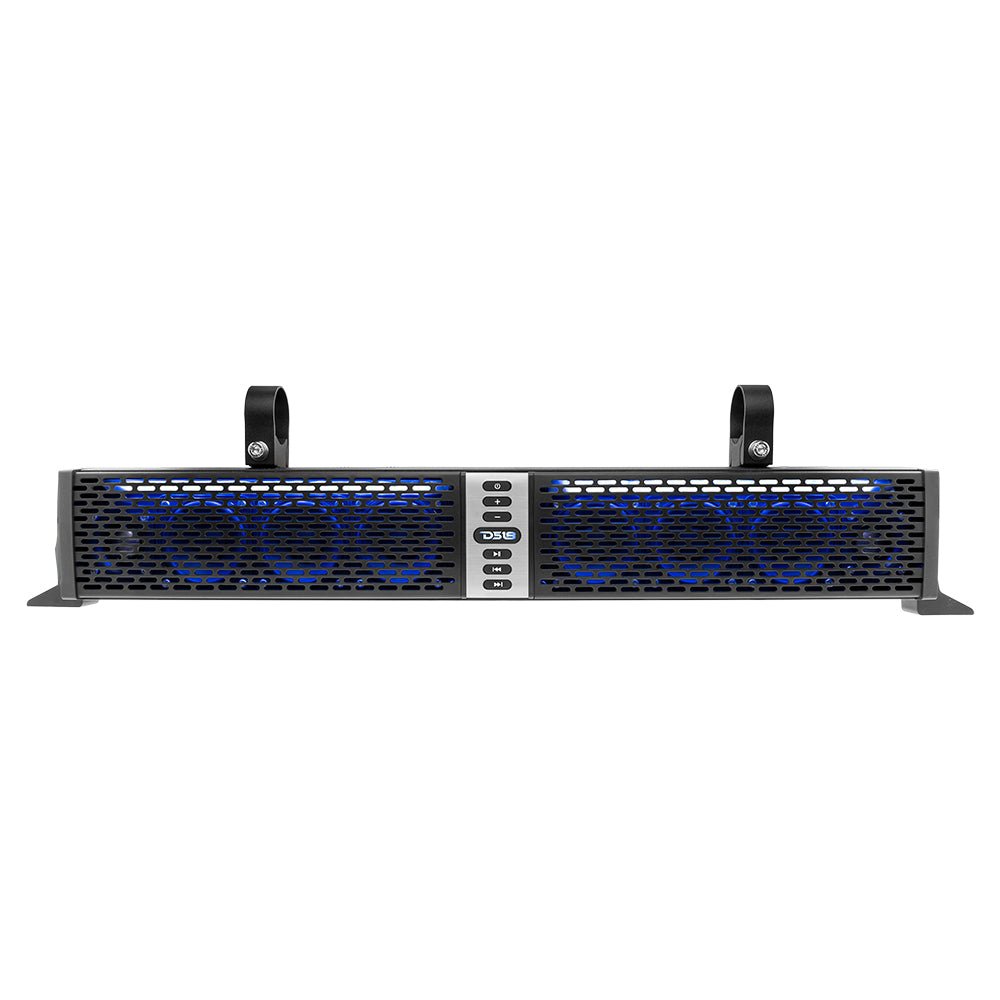 HYDRO 30” Marine Bluetooth Sound Bar – Water Resistant, RGB LED Lights, 8 Speakers, 320W RMS Amplified System - DS18