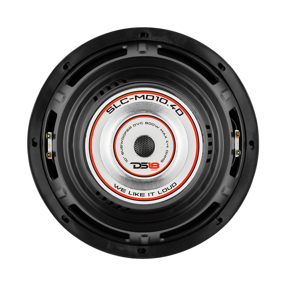DS18 SLC-MD10.4D 10" SELECT PPI Cone Subwoofer 800 Watts 4-Ohm DVC - DS18