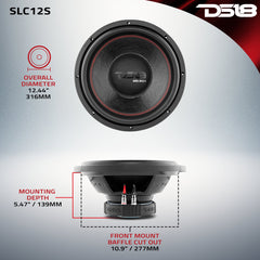 SELECT 12" Subwoofer 250 Watts Rms SVC 4-Ohm - DS18