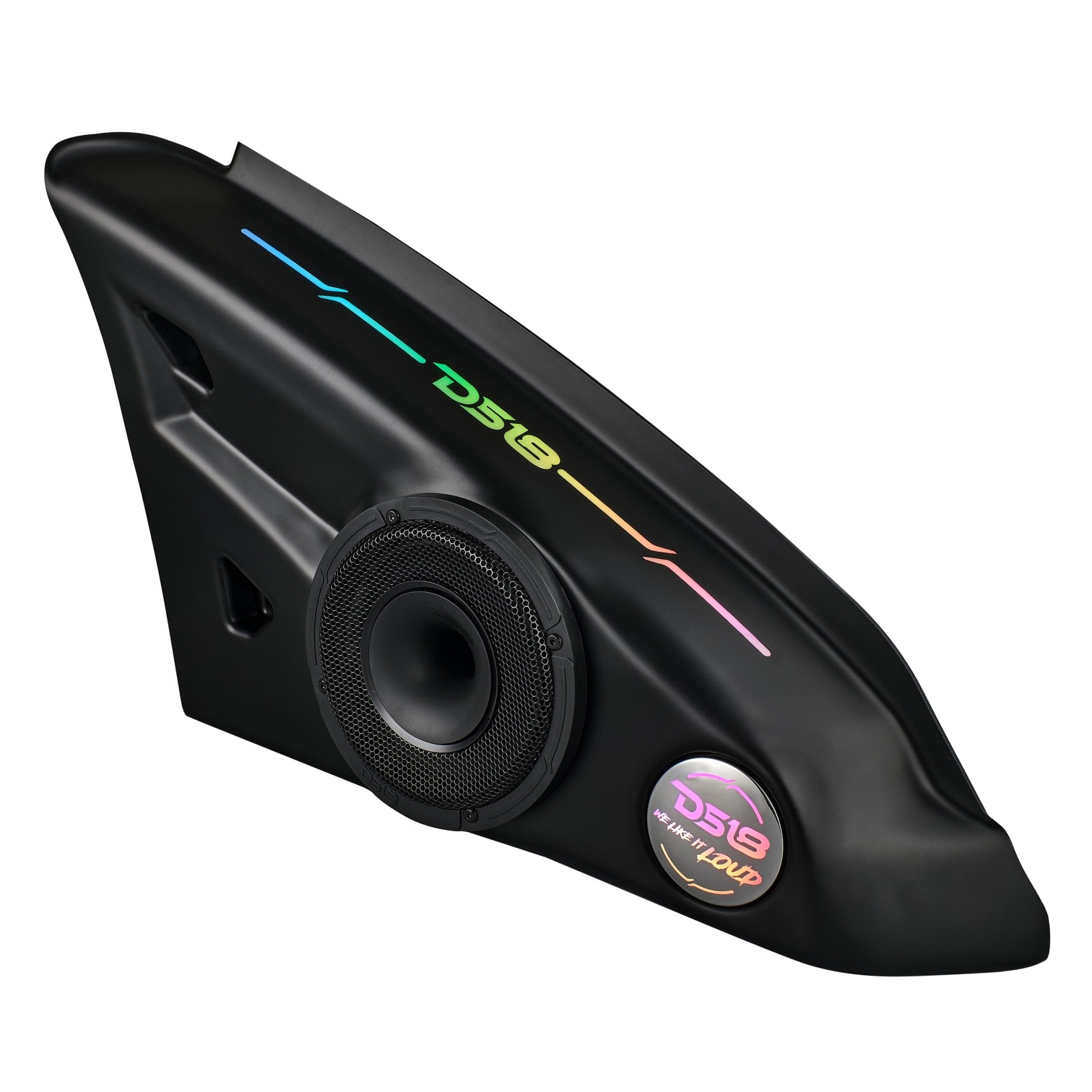 Polaris Slingshot Inside Armrest Speaker Panels Loaded | 2 x PRO-HY6.4MSL and Digital LED Lights | 2015 - Current - DS18