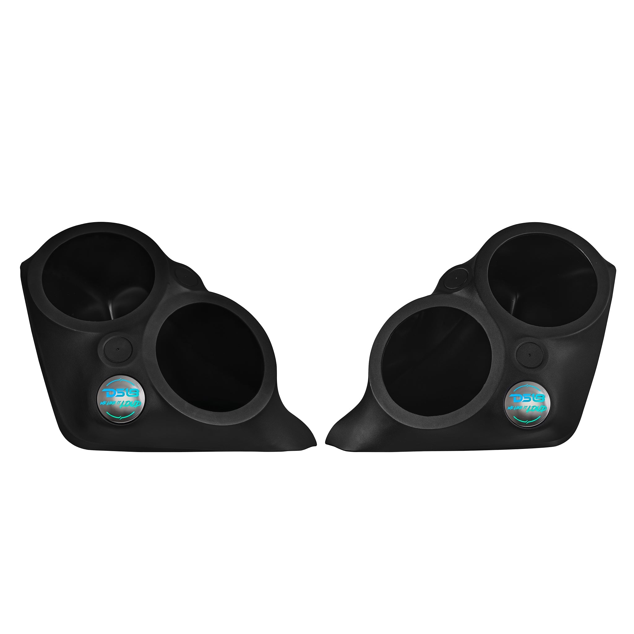 Polaris Slingshot Front Fender Dual 8" Speaker Pods With Digital LED Lighting - DS18