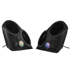 Polaris Slingshot Front Fender Dual 8" Speaker Pods With Digital LED Lighting - DS18