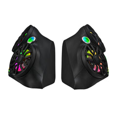 Polaris Slingshot Dual Front Fender 8” Loaded Speaker Pods with Digital LED Lighting - DS18