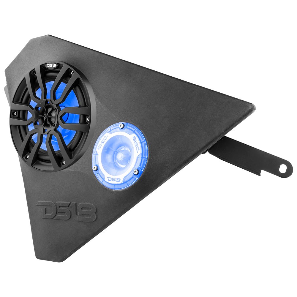 Polaris Slingshot Front Kick Panel 2 X 6.5" Enclosure with NXL-6/BK and PRO-TW1L | 2015 - Current - DS18