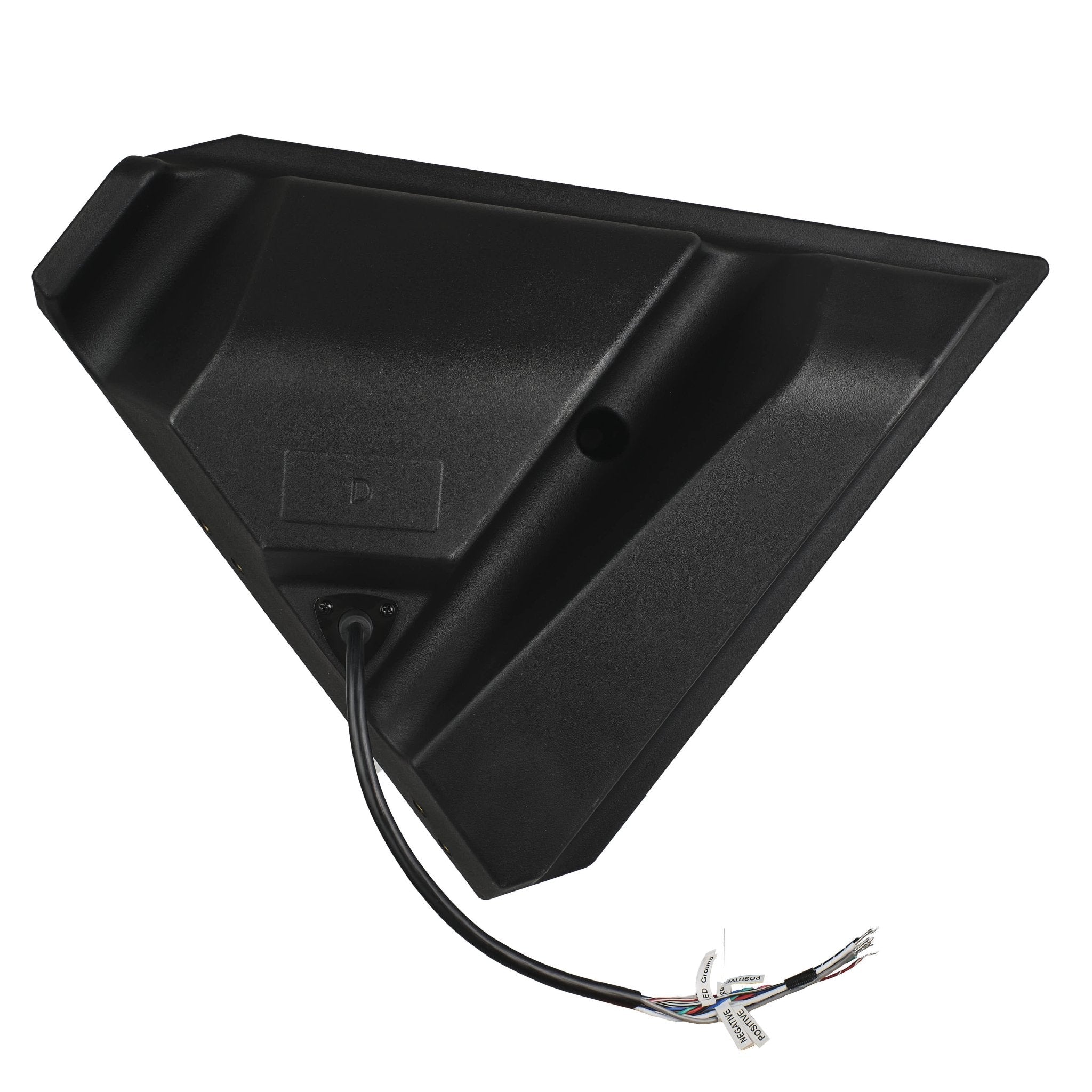 Polaris Slingshot Front Kick Empty Panel Pods With Digital LED Lights fits 2 x 6.5" Speakers and 2 x 3.8" Bullet Tweeters |