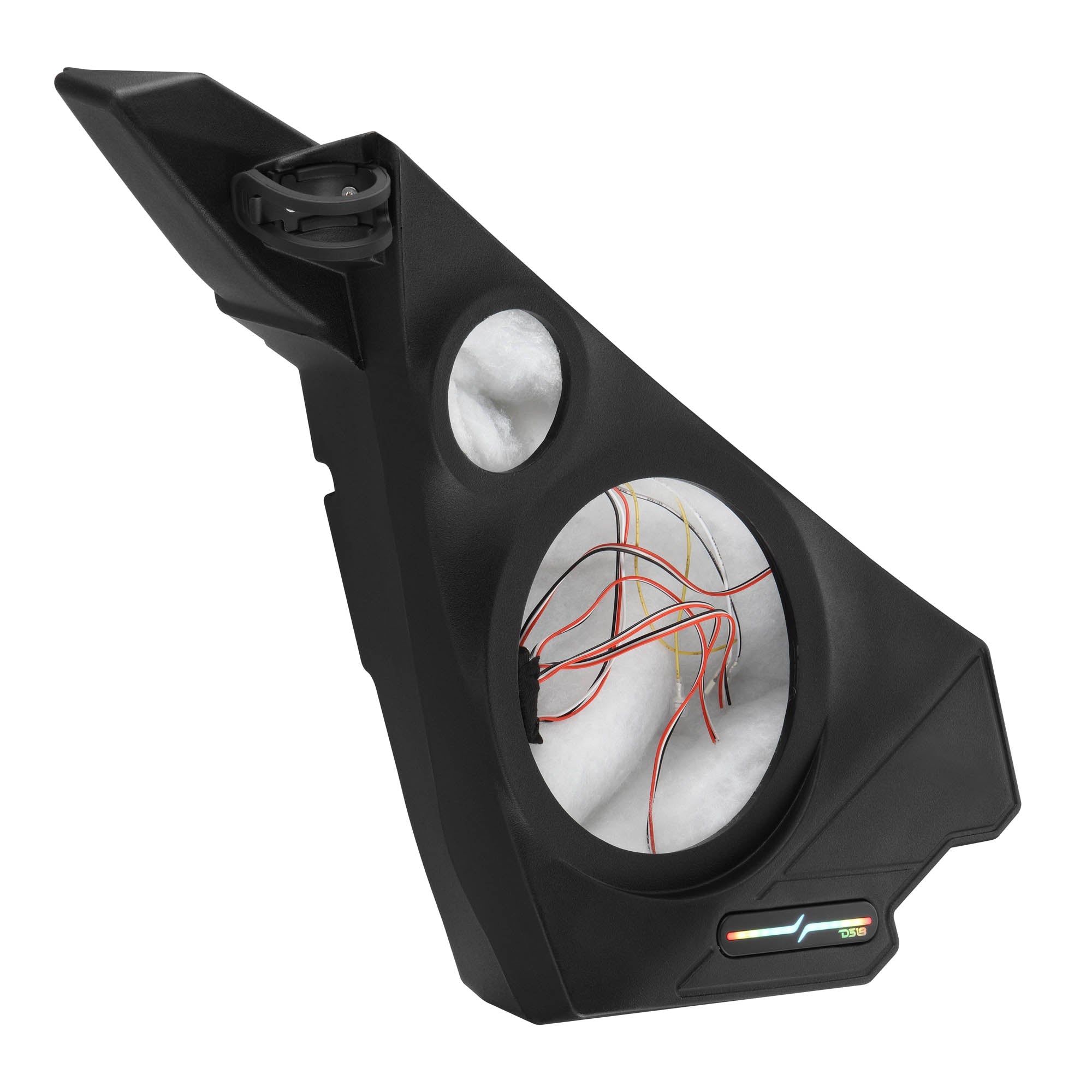 Polaris Slingshot Front Kick Panel Speaker Pods – Empty Enclosure for 8" Speakers and 3.8" Tweeters | 2020 - Current - DS18