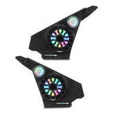 Polaris Slingshot Front Kick Panel Speaker Pods – Loaded with 8" NXL-IQ8/BK Speakers, PRO-TW1LD Tweeters & Digital LED Lights