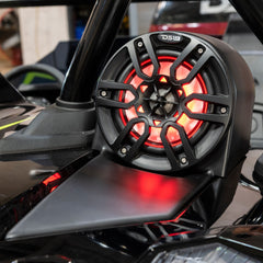 Polaris Slingshot Headrest Speaker Pods 4x 6.5" Empty Enclosures | 2015 - Current - DS18