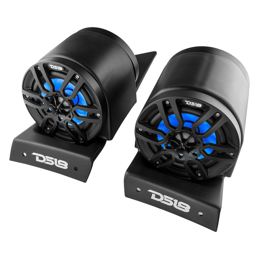 Polaris Slingshot Headrest 4 x 6.5" Enclosure With 4 x NXL-6/BK | 2015 - Current - DS18