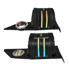 Polaris Slingshot Headrest Speaker Pods Loaded | 2 x NXL-IQ6/BK Speakers and Digital LED Lights | 2015 - Current - DS18
