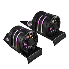 Polaris Slingshot Headrest Speaker Pods Loaded | 2 x NXL-IQ6/BK Speakers and Digital LED Lights | 2015 - Current - DS18