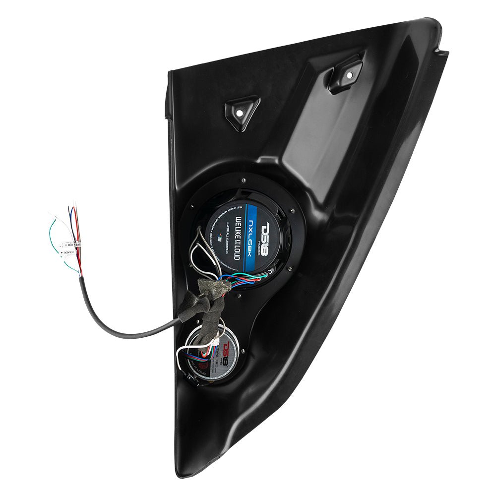 Polaris Slingshot Arm Rest 2 X 6.5" Enclosure With NXL-6/BK and PRO-TW1L | 2015 - Current - DS18