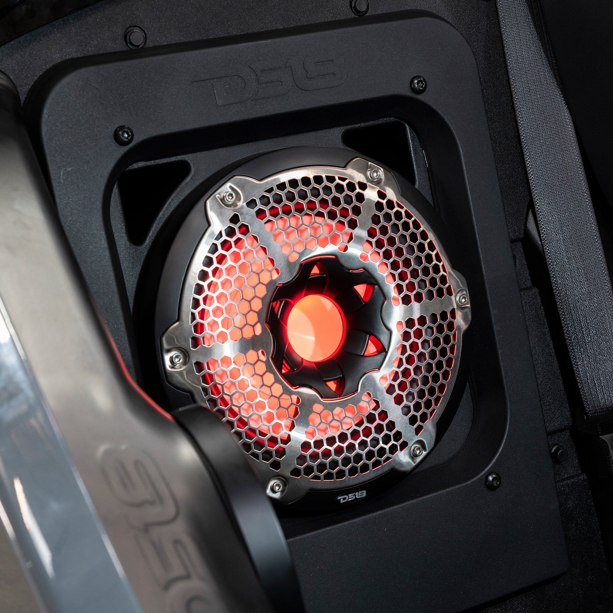 Polaris Slingshot Rear 10" Subwoofer Empty Enclosure - Fits Either Passenger or Driver Side | 2015 - Current - DS18