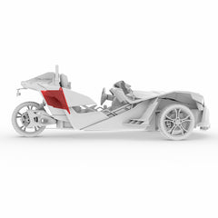 Polaris Slingshot Rear 10" Subwoofer Empty Enclosure - Fits Either Passenger or Driver Side | 2015 - Current - DS18