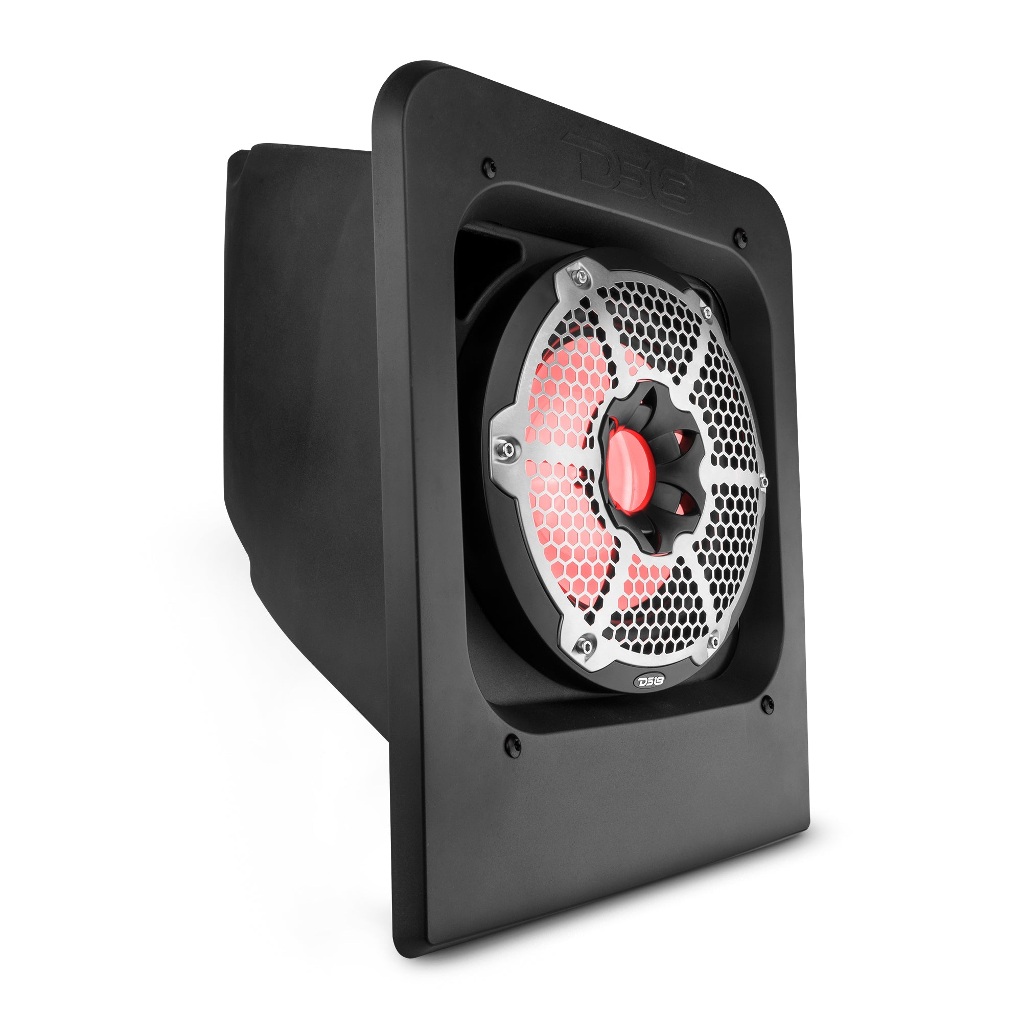 Polaris Slingshot Rear Subwoofer Enclosure Loaded | NXL-10SUB/BK and RGB LED Lights | Fits Either Passenger or Driver Side |