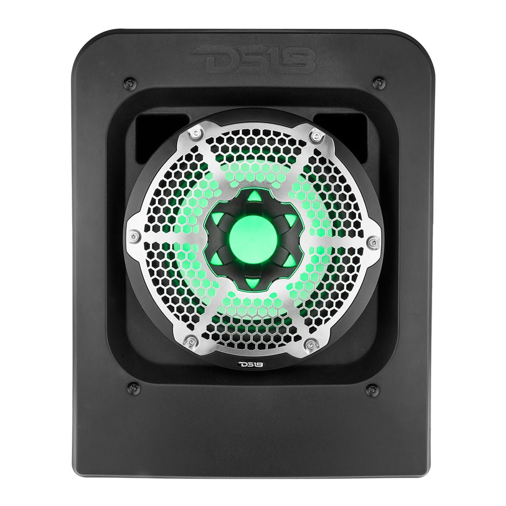 Polaris Slingshot Rear Subwoofer Enclosure Loaded | NXL-10SUB/BK and RGB LED Lights | Fits Either Passenger or Driver Side |