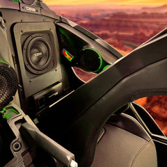 Polaris Slingshot Loaded Rear Sealed 10" Subwoofer Enclosure | Fits Either Passenger or Driver Side | 2015 - Current - DS18