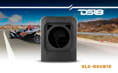 Polaris Slingshot Rear 10" Subwoofer Empty Enclosure - Fits Either Passenger or Driver Side | 2015 - Current - DS18