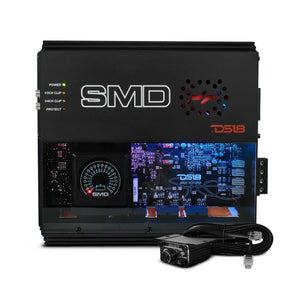 SMD 4-Channel Class AB Amplifier with VM-1 Voltmeter and Digital LED Lights 4 x 200W at 2-ohm - Steve Meade Designs - DS18