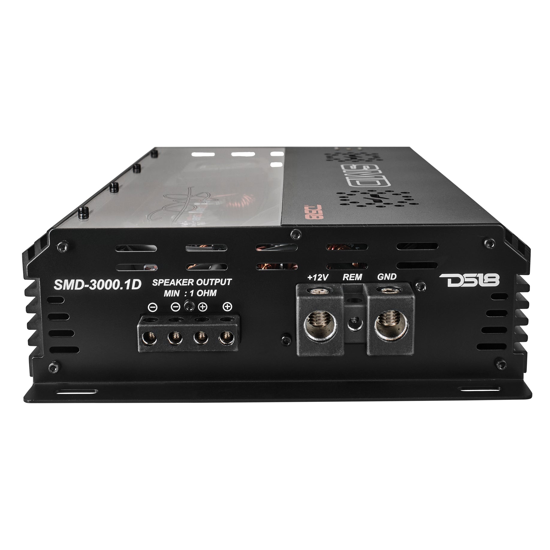 SMD Monoblock Amplifier with VM-1 Voltmeter and Digital LED Lights 3000W RMS at 1-ohm - Steve Meade Designs - DS18