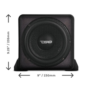 Dual 8" Loaded High End Aluminum Subwoofer Enclosure 300 Watts Rms - DS18