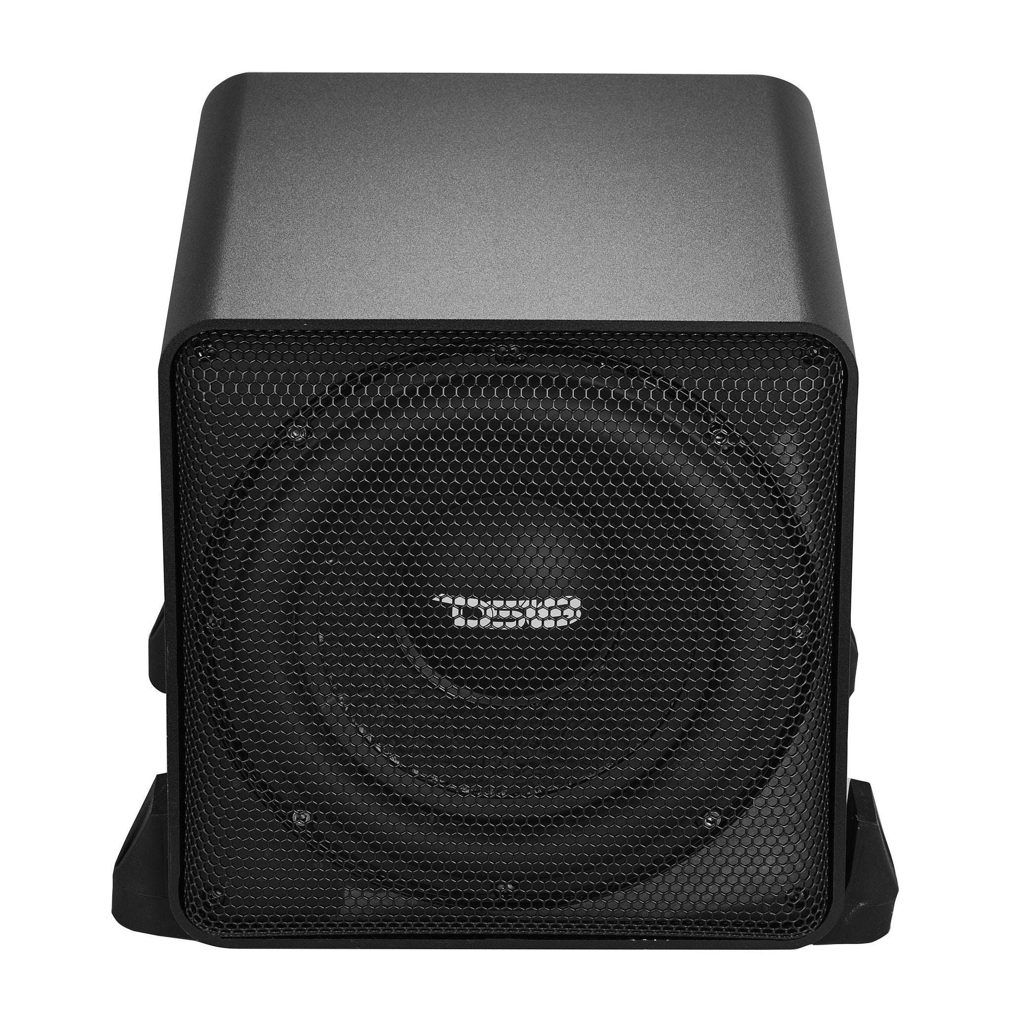Dual 8" Loaded Amplified High End Aluminum Subwoofer Enclosure 300 Watts Rms - DS18