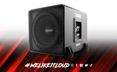 Dual 8" Loaded High End Aluminum Subwoofer Enclosure 300 Watts Rms - DS18