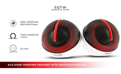 DS18 SQCOMP 6.5" 2 Way Coaxial Speaker - DS18