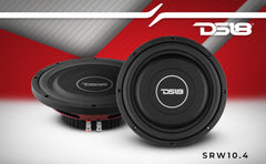SRW Shallow-Mount 10" Subwoofer 200 Watts Rms SVC 4-Ohm - DS18